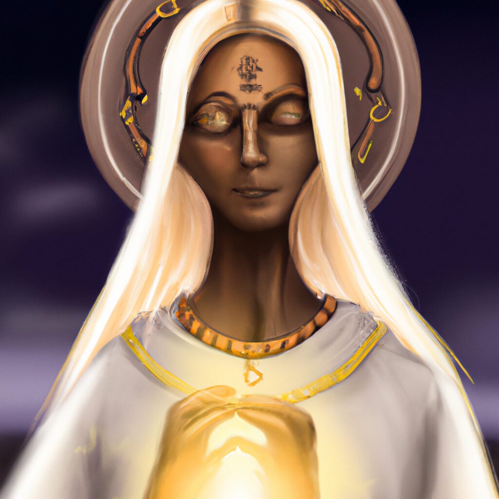 Desenho digital de uma pessoa com um livro aberto sobrea umbanda em pdf