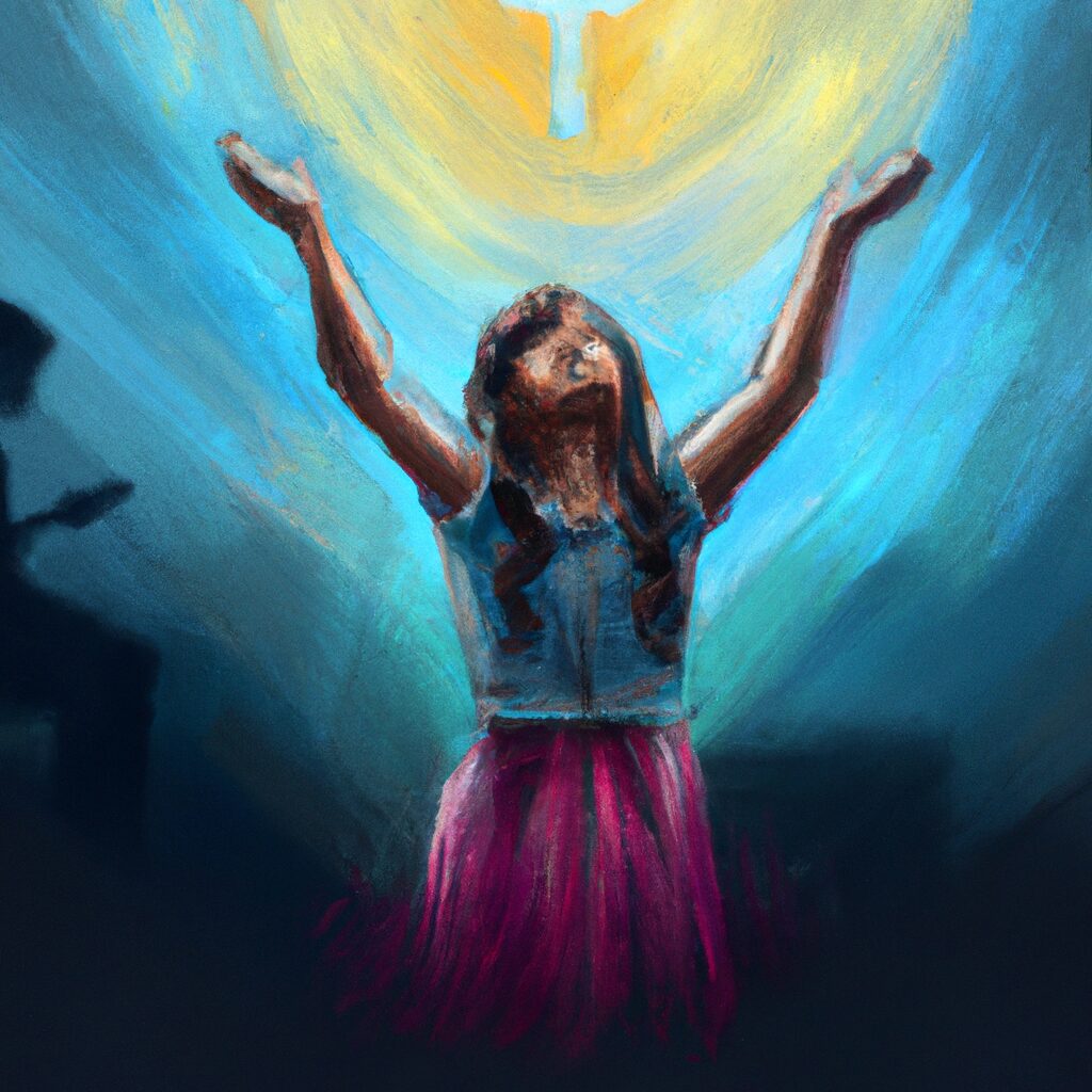 Desenho digital de uma pessoa com um livro aberto sobre