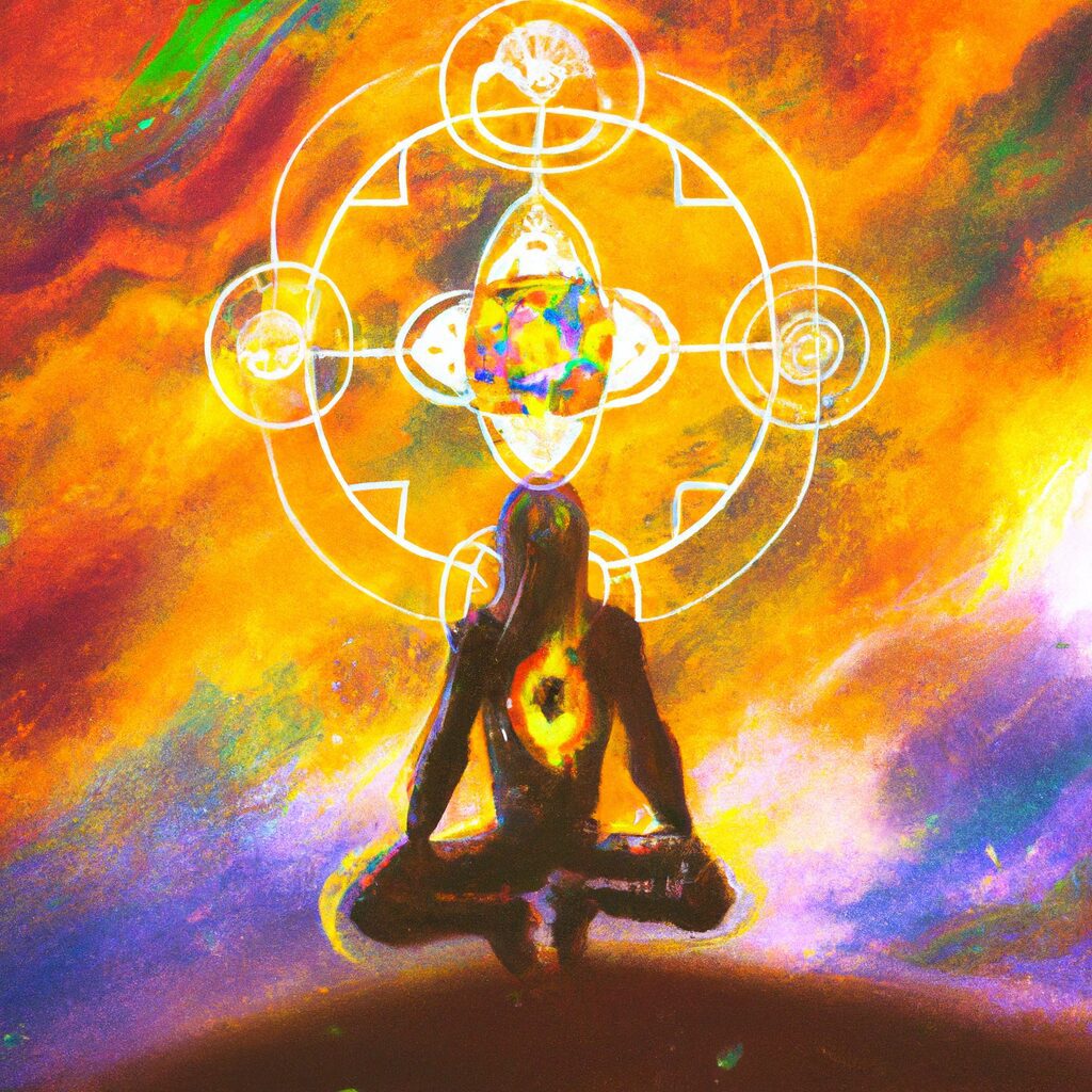 Desenho de alguém lendo autoconhecimento e espiritualidade