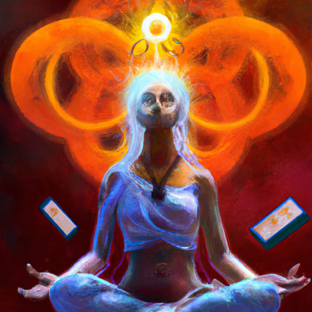 Desenho de alguém lendo