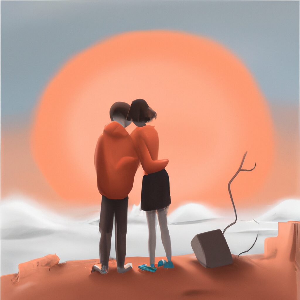 Desenho de alguém lendo