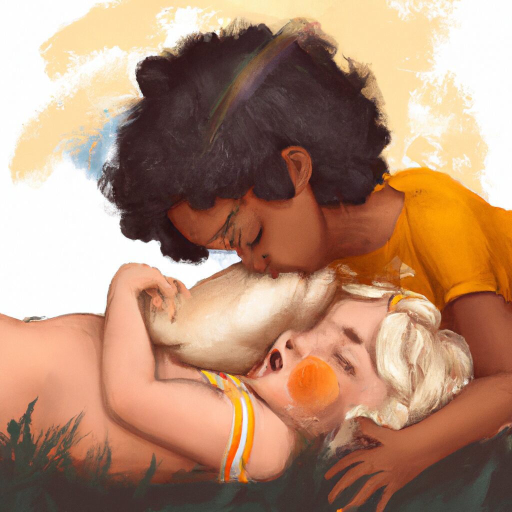 Desenho de alguém lendo 