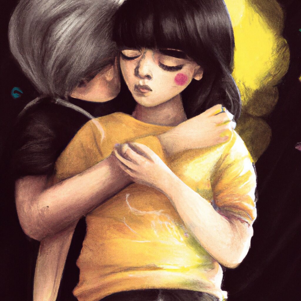 Desenho de alguém lendo 