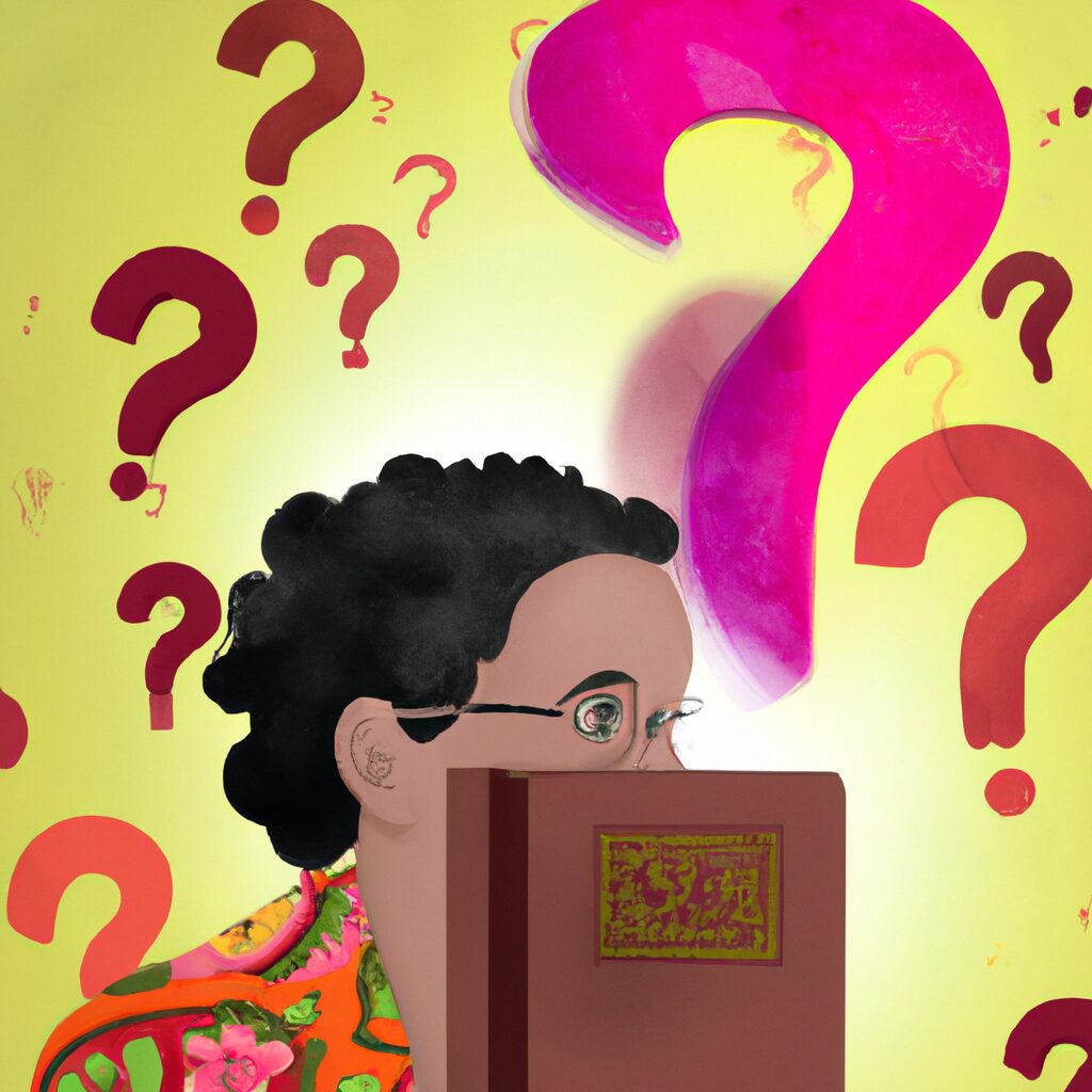 Desenho de alguém lendo 