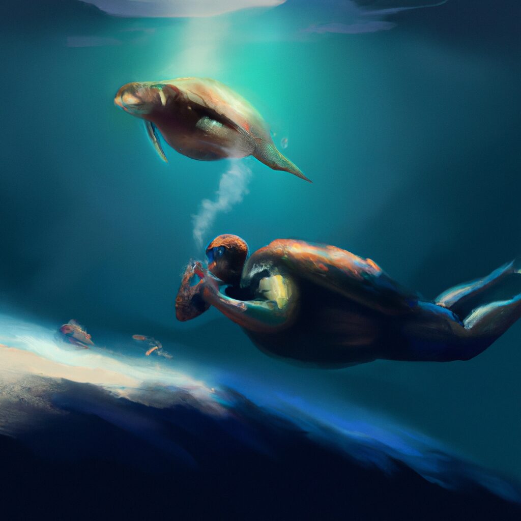 Desenho digital de uma pessoa com um livro aberto sobre