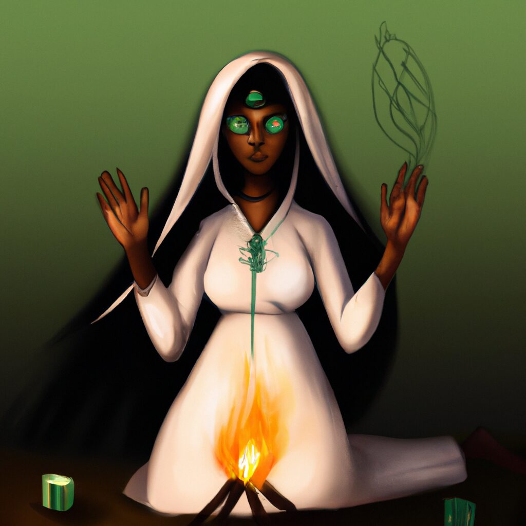 Desenho digital de uma pessoa com um livro aberto sobre