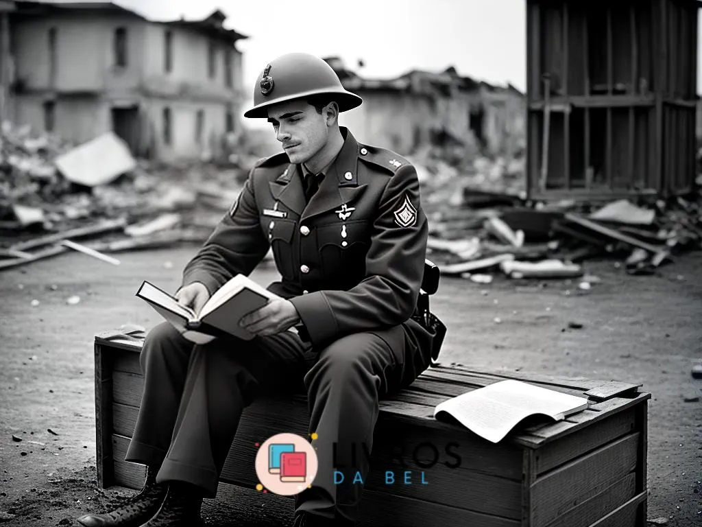 capa do post "10 Livros Essenciais sobre a Segunda Guerra Mundial: Uma Leitura Imperdível" com uma ilustração